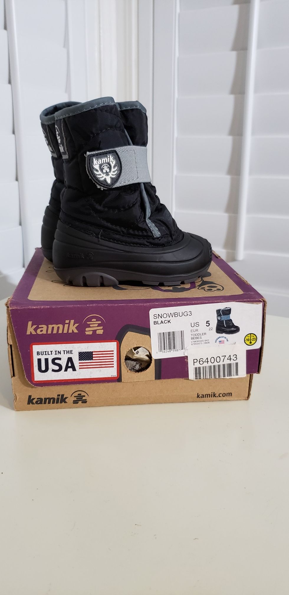 Kamik toddler snow boots. size toddler 5. $15