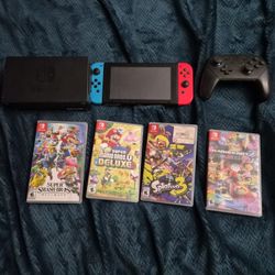 Nintendo Switch + Games For Sale