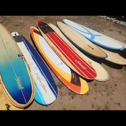 Longboard Surfboards Seven, Eight, Nine And 10 Ft