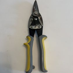 WORKFORCE Aviation Snips Left & Straight Sheet Metal Scissors 9 1/2"