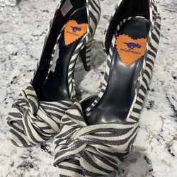 Zebra High Heels