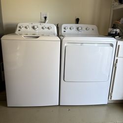 GE Washer And Dryer Washer Is 4.5 Cu. Ft.High Efficiency Top Load , Dryer Is 7.2cu. Ft. Electric .