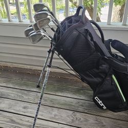 Cobra Golf Back And Clubs