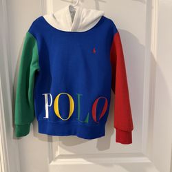 Boys Polo Ralph Lauren Hoodie. Size 5t