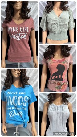 Ladies Size Small Cute Tees & Tops: Lot 1