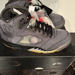 Air Jordan 5 Off-White Muslin 