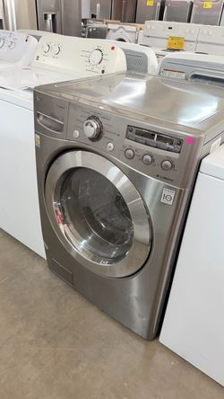 LG Front Load Washing Machine Graphite Steel