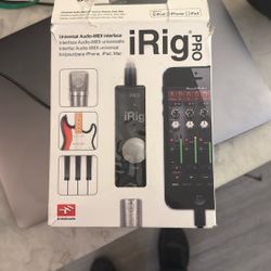 iRig Pro- Interface