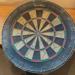 Double sided Franklin dart board

