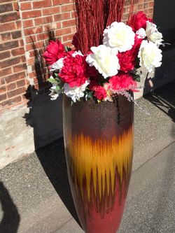 Luxury Hand Made Vase 5ft Deco flowers