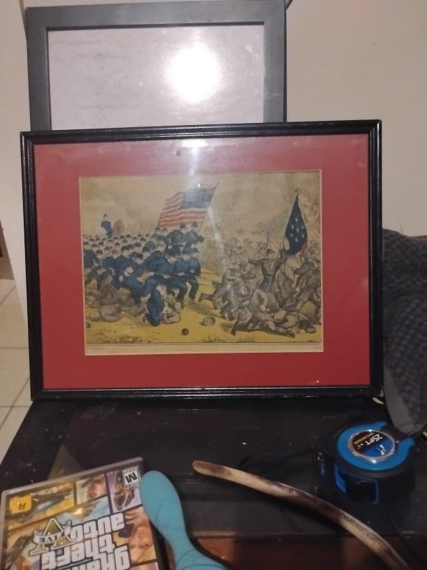 CURRIER & IVES CIVIL WAR ENGRAVING