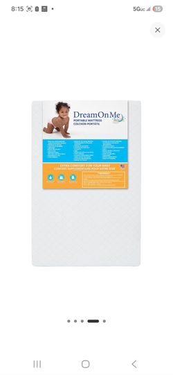 Dream On Me Portable Mattress