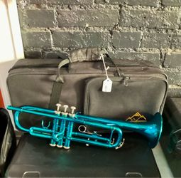 East West Brass B-flat Blue Trumpet