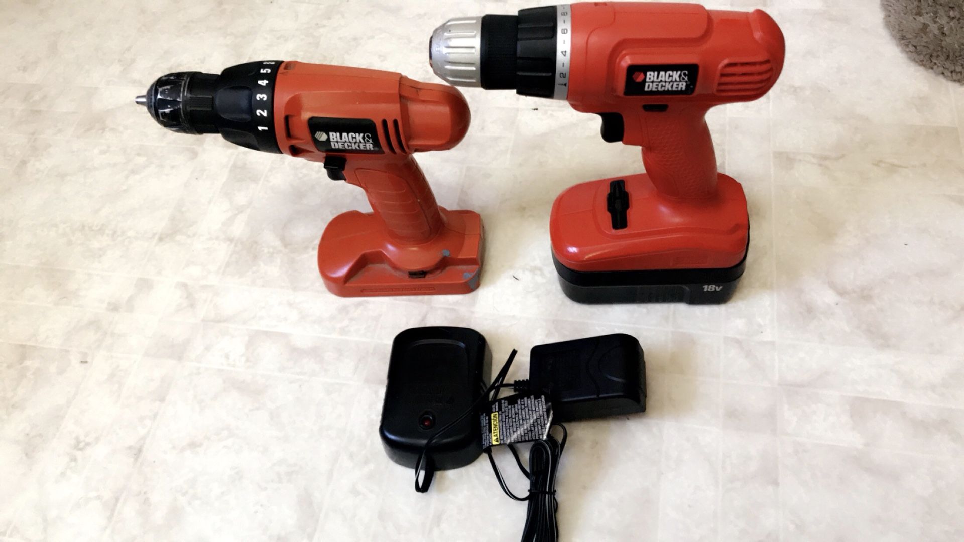 Drill and driver block and decker