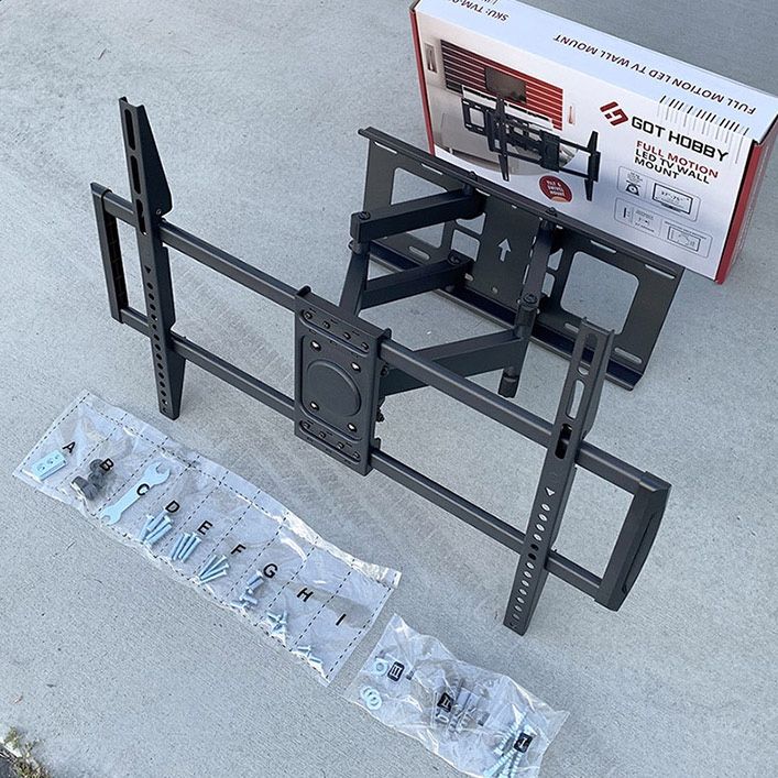 (Brand New) $40 Full Motion 37-75 Inches TV Wall Mount Bracket Dual Arms Swivel Tilts Max 110lbs