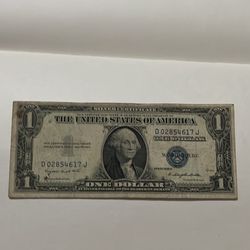 1935 Misprinted On Back $1 Dollar Bill