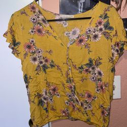 Yellow flower top