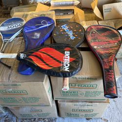 Five Tennis Rackets And 25 Tennis Balls