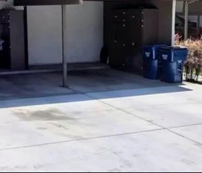 Covered parking spot