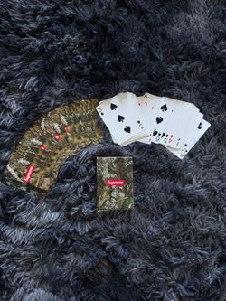 SUPREME CAMO PLAYING CARDS