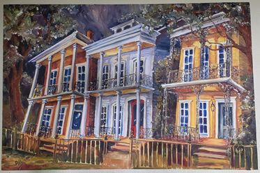 Original Oil Painting by Diane Millsap - New Orleans Architecture