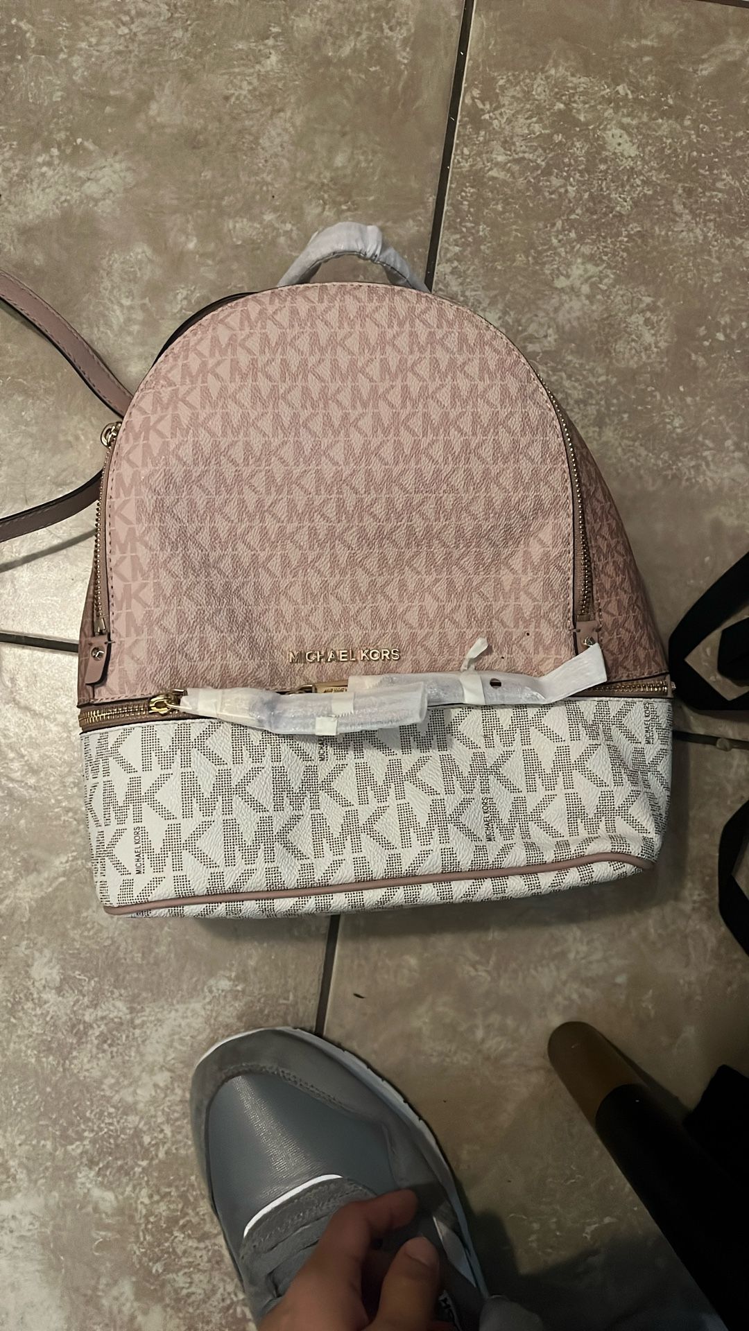 Coach Bag Pink And White