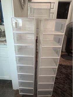 Clear Plastic Shoe Organizers