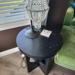 Black End Table