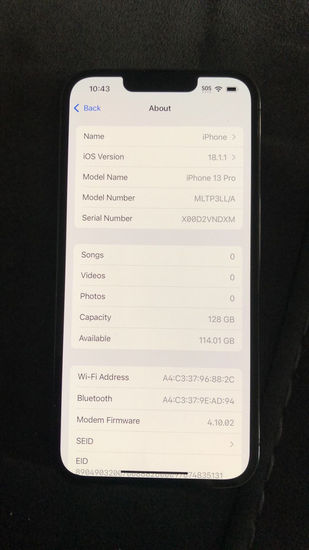 iPhone 13 Pro - 128 T Mobile Only