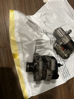 Chevy alternator and starter