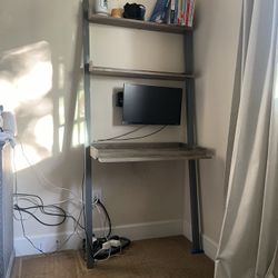 Ladder Desk With Shelves