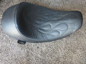 Solo rider Danny Gray stitched seat