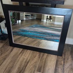 Large wall mirror