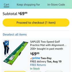 Golf Putting Mat