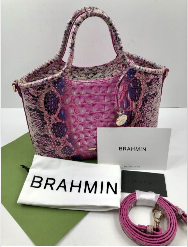 Brahmin Elaine Pink cobra Ombré Melbourne