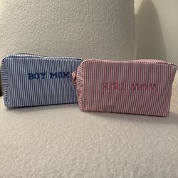 Boy Mom & Girl Mom Cosmetic Bags