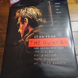 Sean Penn " The Gunman" Promo Poster 
