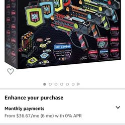 Open Box Laser Tag Game Set Like New