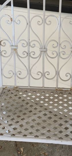 Wrought Iron Folding Chair
