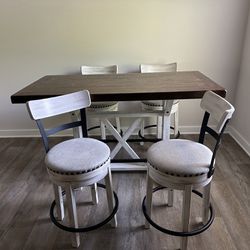 Counter Height Kitchen Table and Chair Set $350 OBO