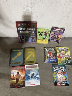 Kids Book Bundle – 10 Books (Minecraft, Captain Underpants, I Survived)