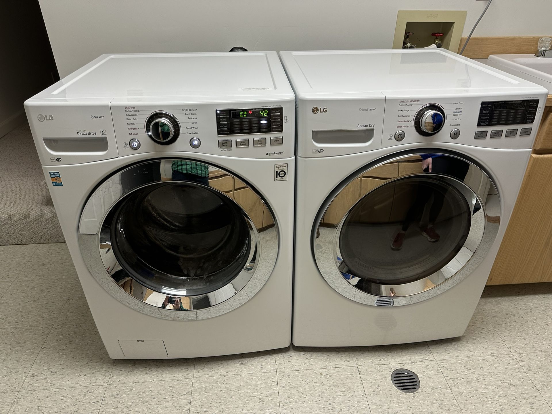 LG Front Load Washer and Dryer