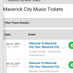 MAVERICK CITY CONCERT TICKETS