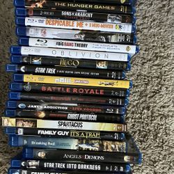 Blu-ray Movies- 2nd Pic Are All New/Sealed