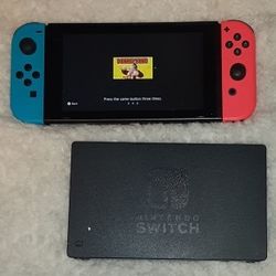 Nintendo Switch With Dock Set, 128g Sd Card,  2 Paid Games Downloaded, 3 Month Online Subscription, And Like $15 In Credit Online Store