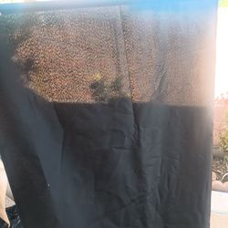 5 Piece Privacy Room Divider In Black 