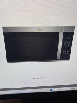 Microwave. Stainless Steel. Whirlpool.