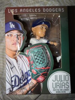 Julio Urias LA Dodgers 2022 NL ERA Leader Bobblehead