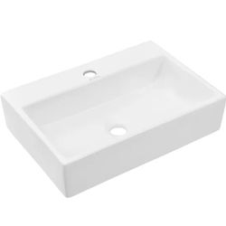 Swiss Madison Claire 20-7/8” Rectangular Ceramic Vessel Bathroom Sink