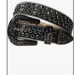 Rhinestone Unisex Belt